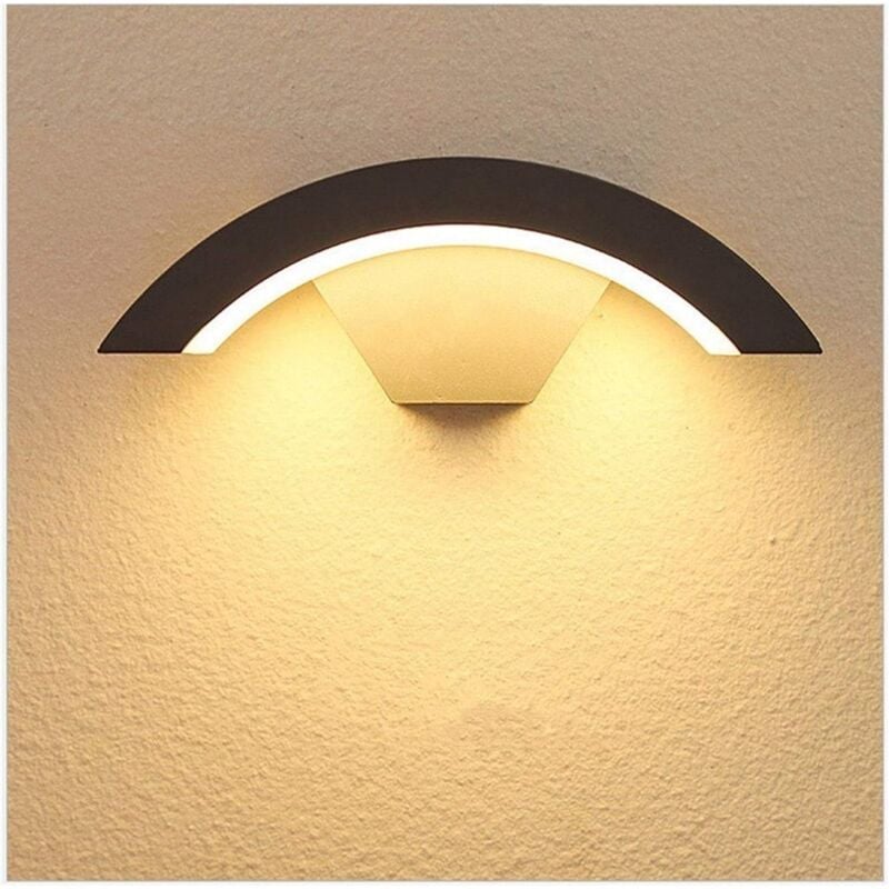 foto del prodotto applique da parete a 24 led, impermeabile, per esterni, per vialetto, porta d ingresso, giardino, portico, lampada da parete, moderna, per interni,