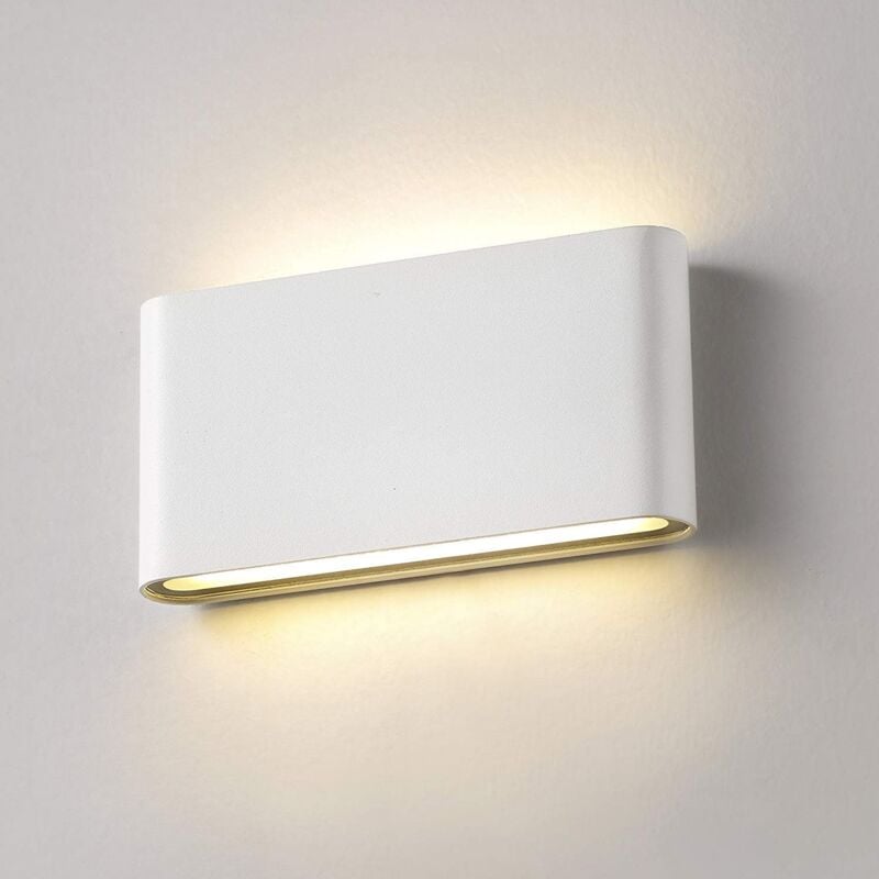 foto del prodotto applique da parete a led da 12 w, applique da parete per esterni in alluminio moderno impermeabile ip65, design su e gi , luce per corridoio e bagno,