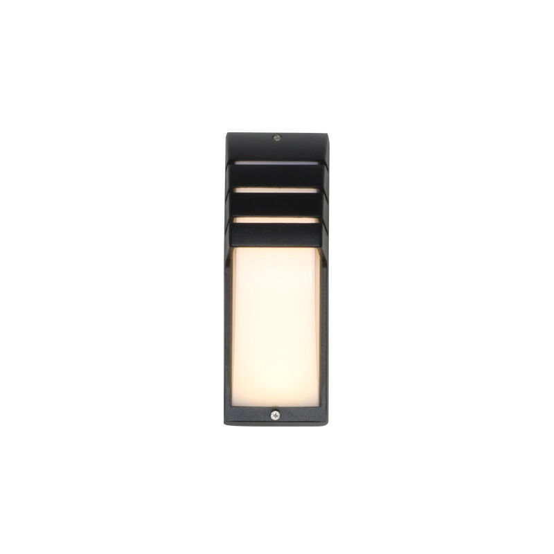 foto del prodotto applique da parete a led da 9 w, moderna, semplice, sempre accesa, luce calda, luce notturna impermeabile per giardino, balcone, terrazza, corridoio,