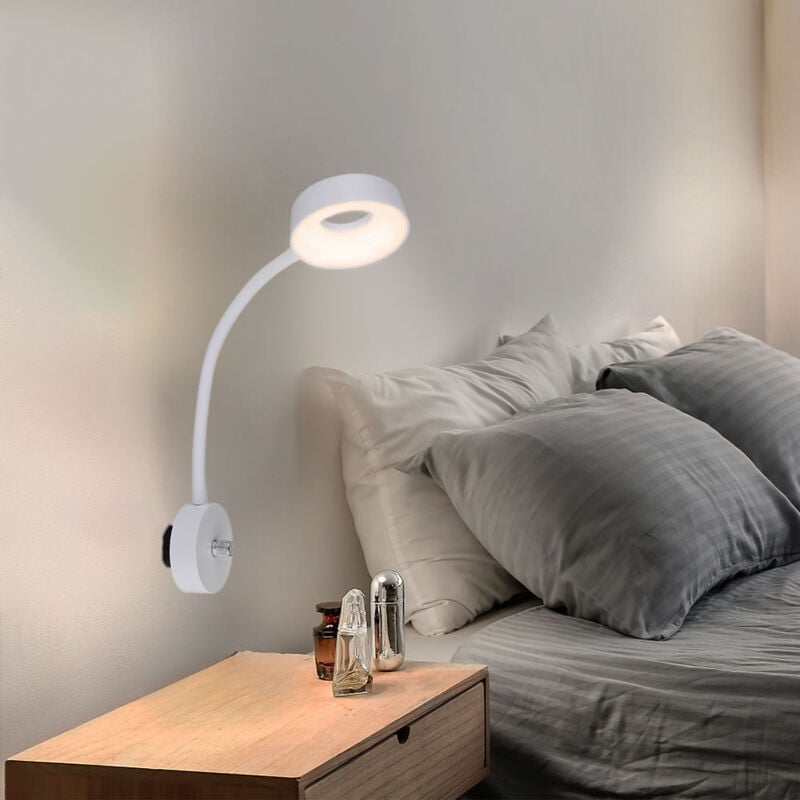 immagine 0 del prodotto applique da parete a led spot mobile dimmer plug in camera da letto office