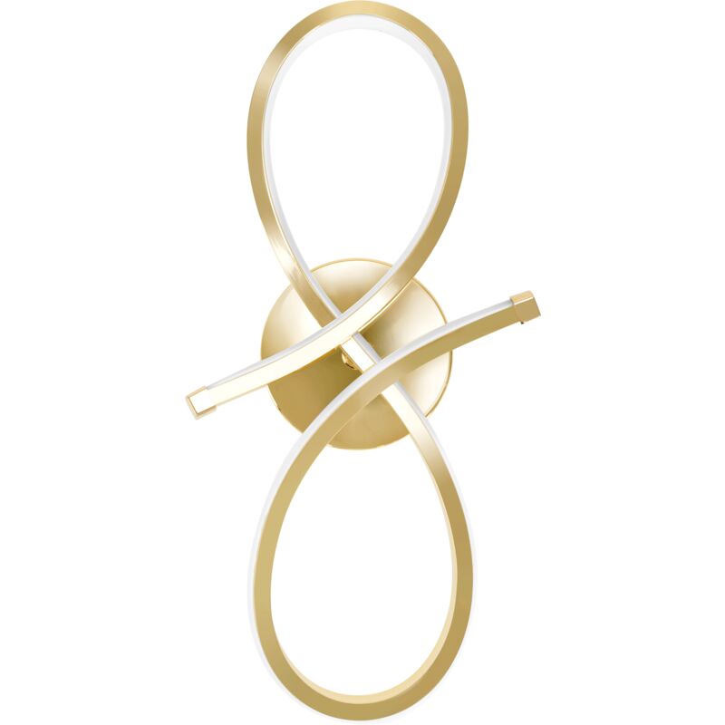 foto del prodotto applique da parete app1051 w oro led loop 1 punti luce 15w 10x16,5x35,5cm