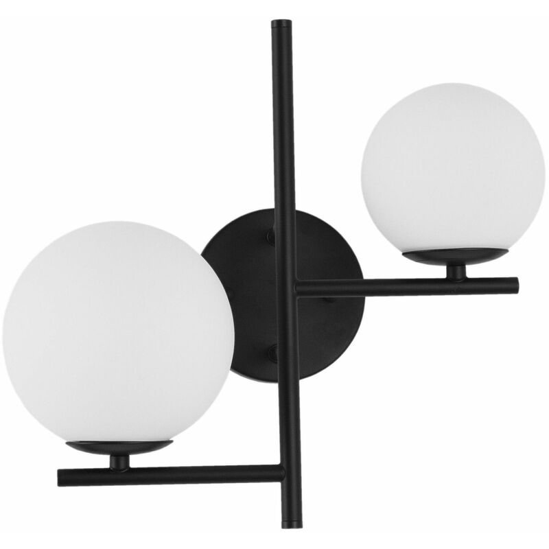 foto del prodotto applique da parete app1170-2wblack g9