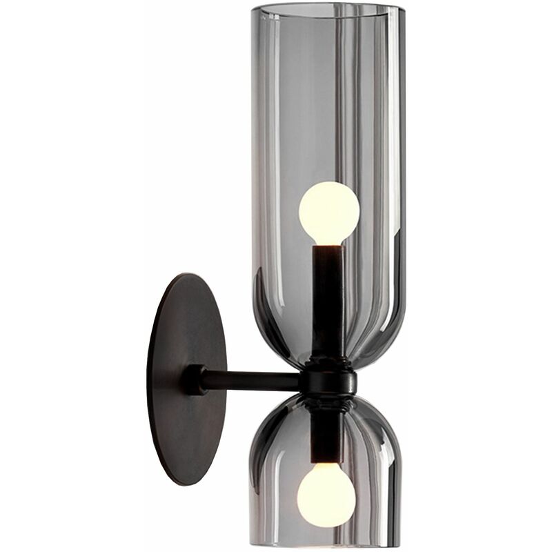 foto del prodotto applique da parete app1208-2w black e14