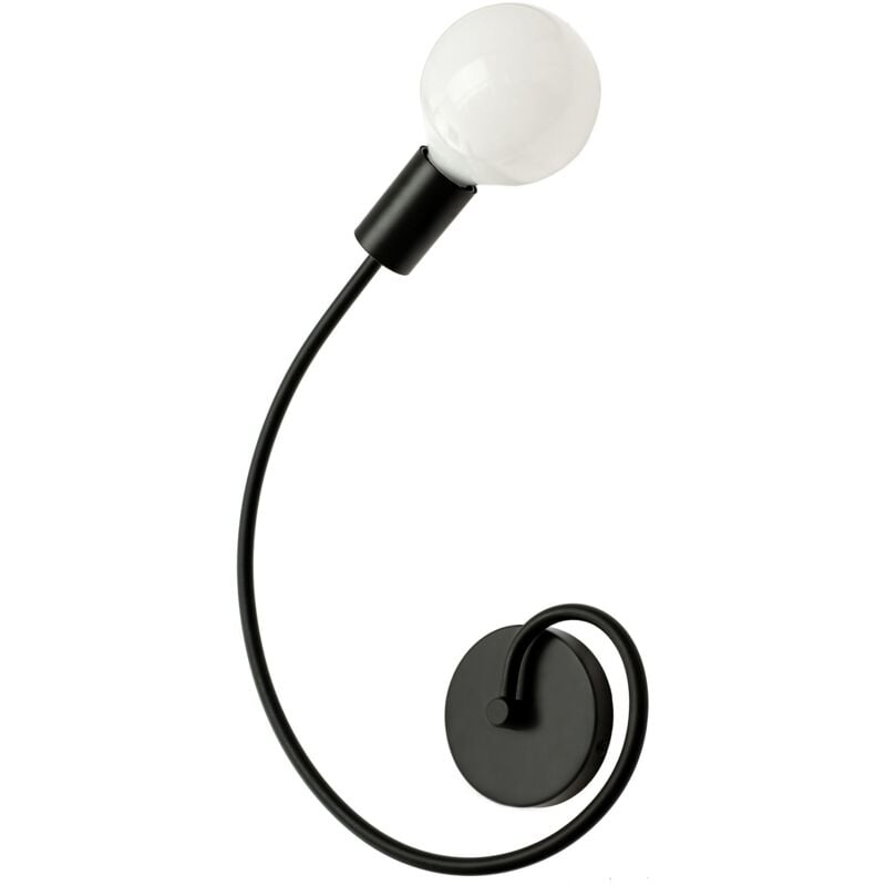 foto del prodotto applique da parete app743 1w loft sfera 1 punti luce e27 23x38cm