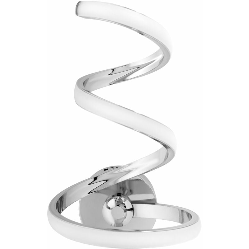 foto del prodotto applique da parete app831 w spring up cromo led spirale 1 punti luce 18 w 17x30cm