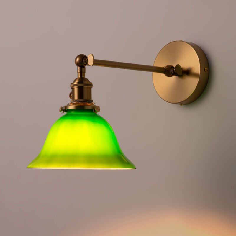 foto del prodotto applique da parete banqui verde e27