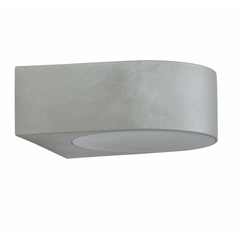 foto del prodotto applique da parete brilliant tyler grigio metallo 60 w e27