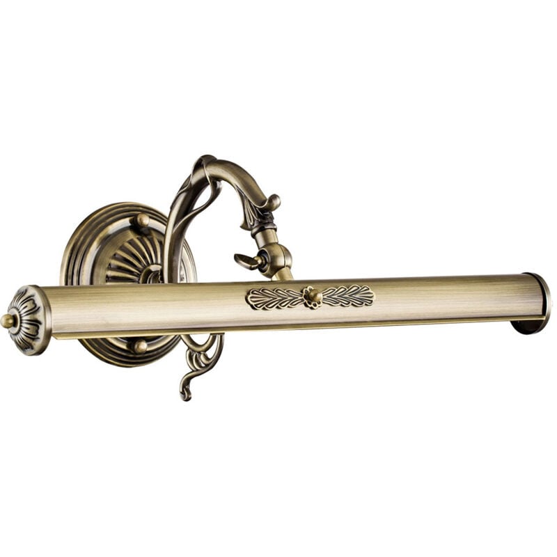 foto del prodotto applique da parete classico picasso metallo bronzo 2 luci e14 25w