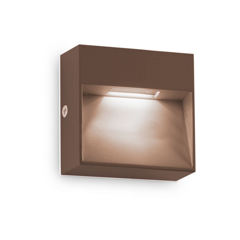 foto del prodotto applique da parete contemporaneo dedra alluminio coffee led 1,5w 3000k ip65