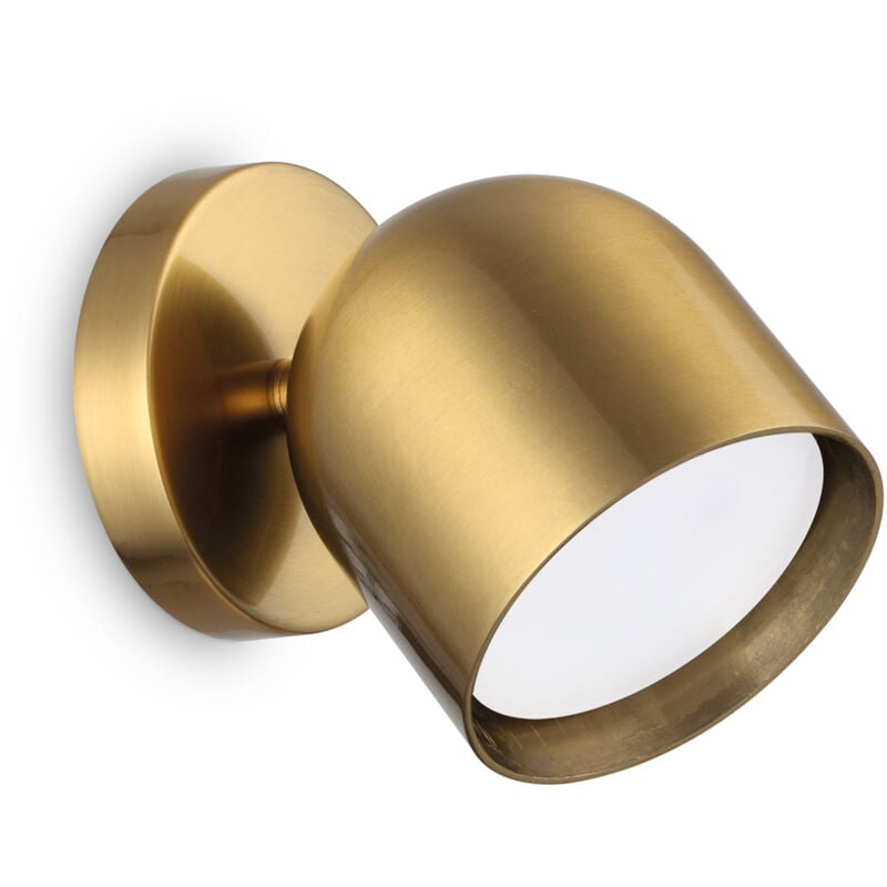 foto del prodotto applique da parete contemporaneo dodo metallo ottone 1 luce gx53 15w 3000k ip20