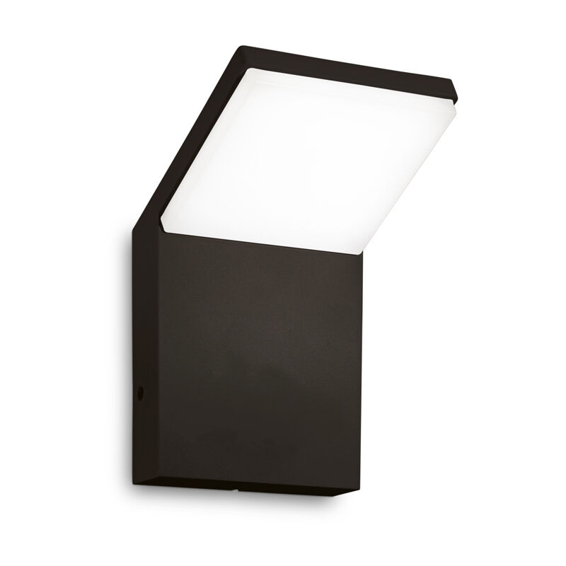 foto del prodotto applique da parete contemporaneo style alluminio nero led 9w 3000k ip54