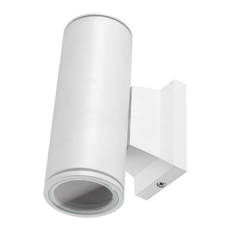 foto del prodotto applique da parete correggio bianco ip65 2 x gu10 aigostar