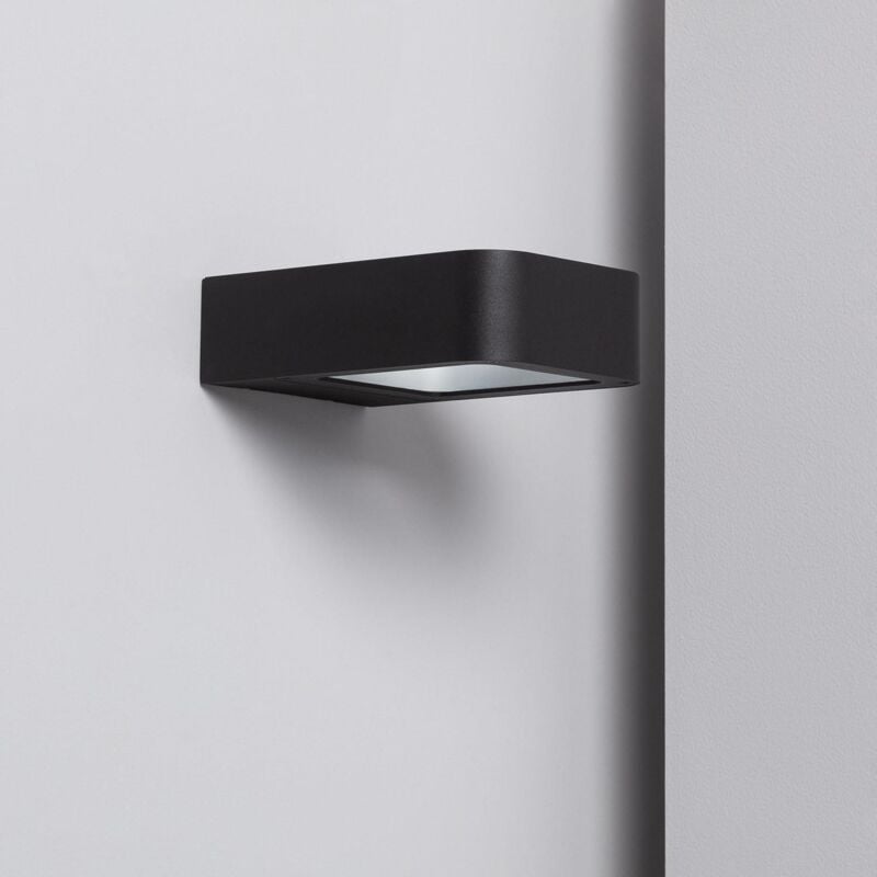 foto del prodotto applique da parete esterni led 6w alluminio illuminazione doppia luce asturica 3000k bianco caldo