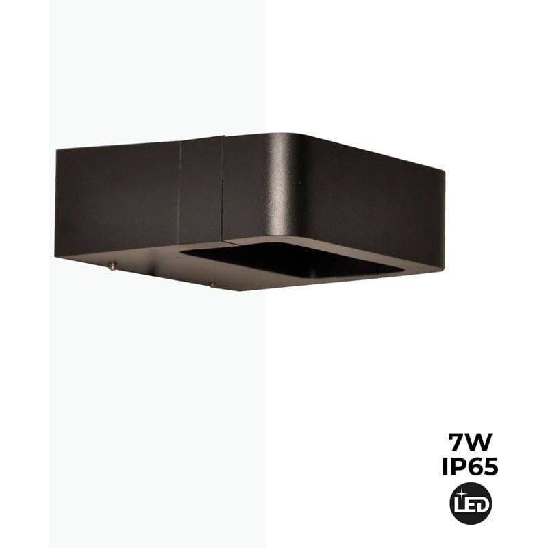 foto del prodotto applique da parete esterno led kurrt 7w ip65 bianco caldo