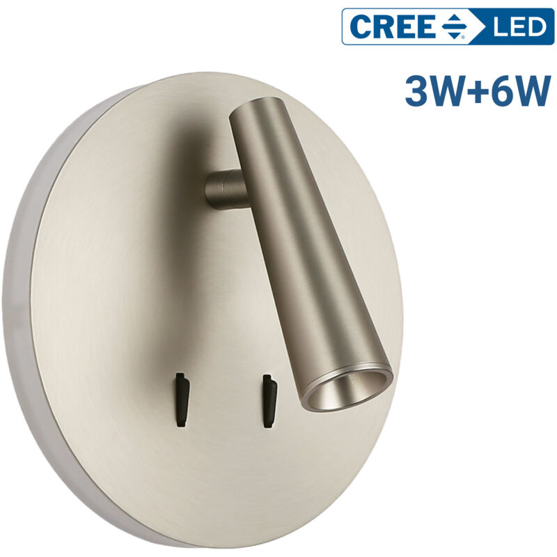 foto del prodotto applique da parete 'felam' - 3w + 6w - 2700k - cri 85