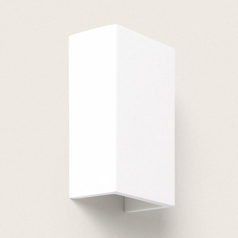 foto del prodotto applique da parete gesso dupmy square bianco