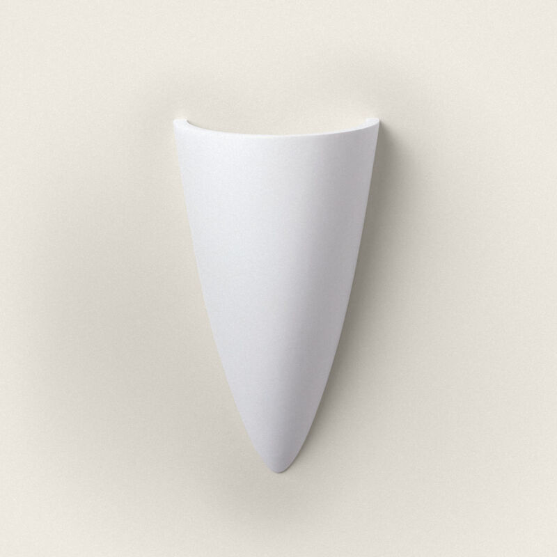 foto del prodotto applique da parete gesso dupmy torch bianco