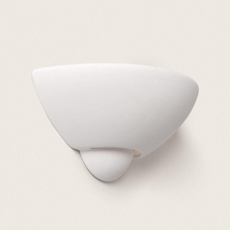 foto del prodotto applique da parete in ceramica vix bianco