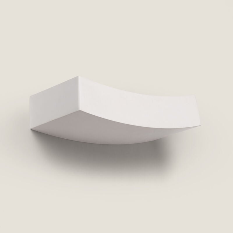 foto del prodotto applique da parete in gesso xirma bianco