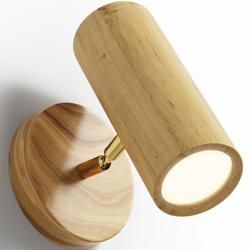 foto del prodotto applique da parete in legno jera naturale
