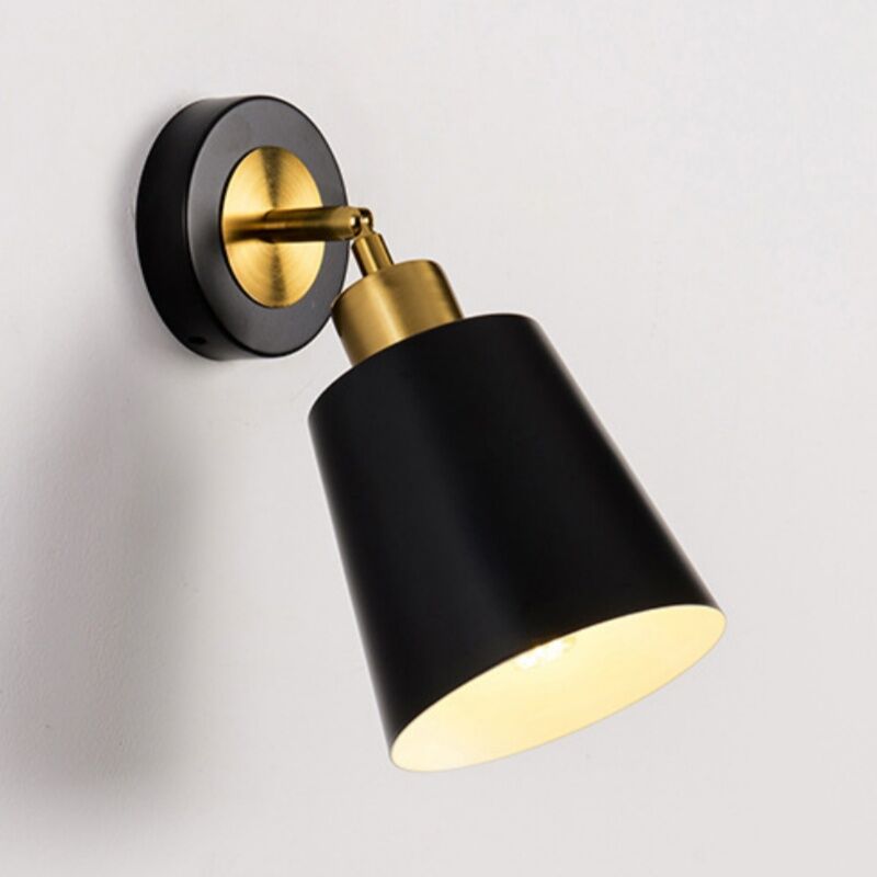 foto del prodotto applique da parete industriale retr lampade da parete vintage in metallo lampada a muro interna nero