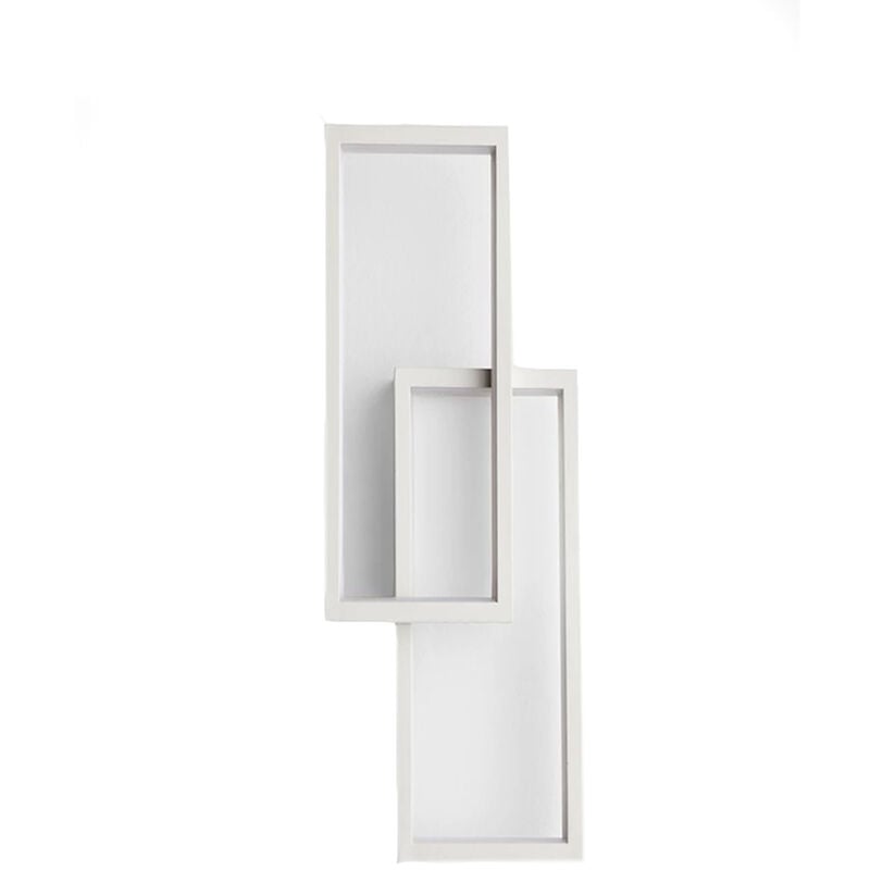 foto del prodotto applique da parete lampada a led doppio rettangolo 32 watt luce bianca 6500k