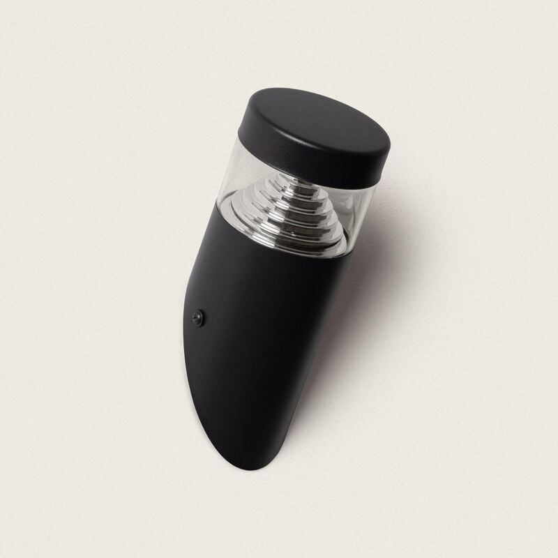 foto del prodotto applique da parete led 5w per esterni acciaio inox inti nero 3000k bianco caldo