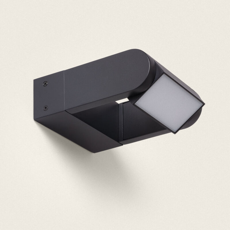 foto del prodotto applique da parete led 6w alluminio byum nero nero