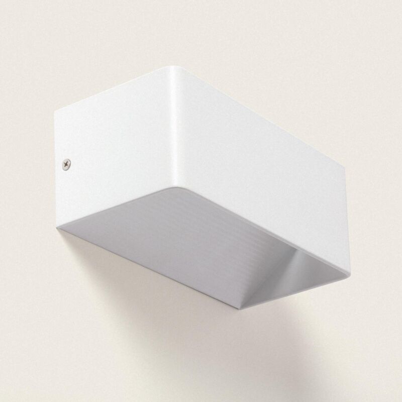 foto del prodotto applique da parete led 6w alluminio surface kawek bianco
