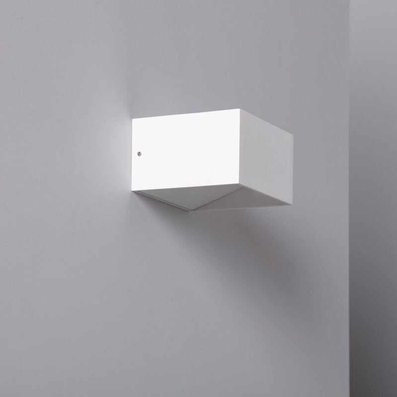 foto del prodotto applique da parete led 6w aluminio iluminazione doppia luce lico bianco bianco naturale 4000k