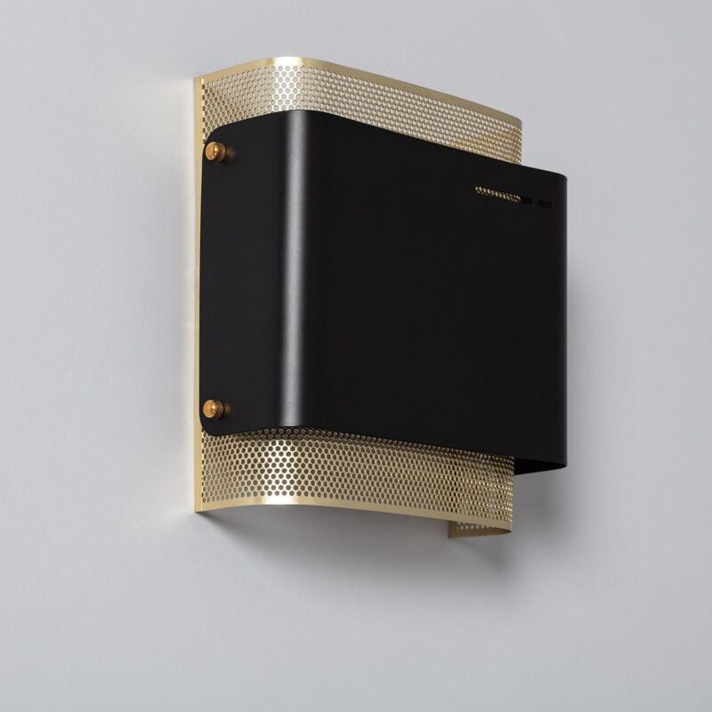 foto del prodotto applique da parete led 6w metallo duchamp nero