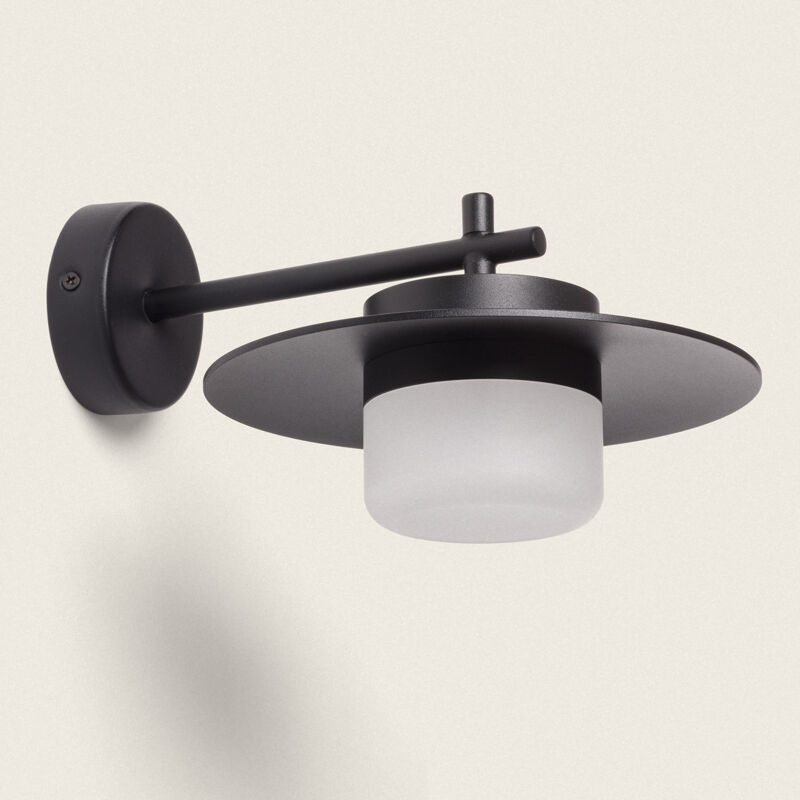 foto del prodotto applique da parete led 6w per esterni alluminio kaepp nero