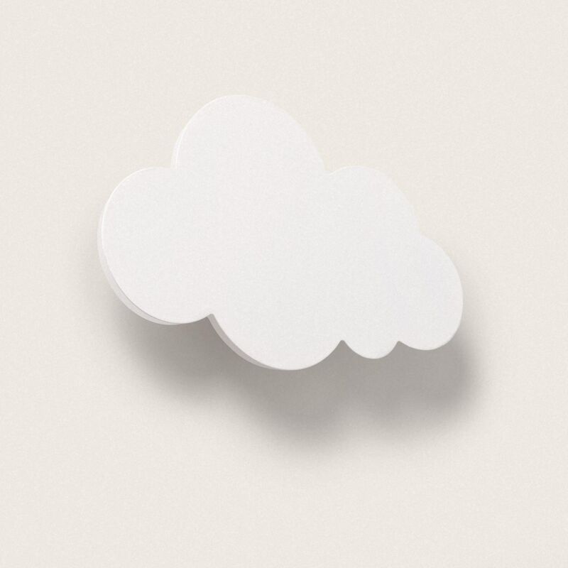 foto del prodotto applique da parete led 8w per bambini cloudy bianco