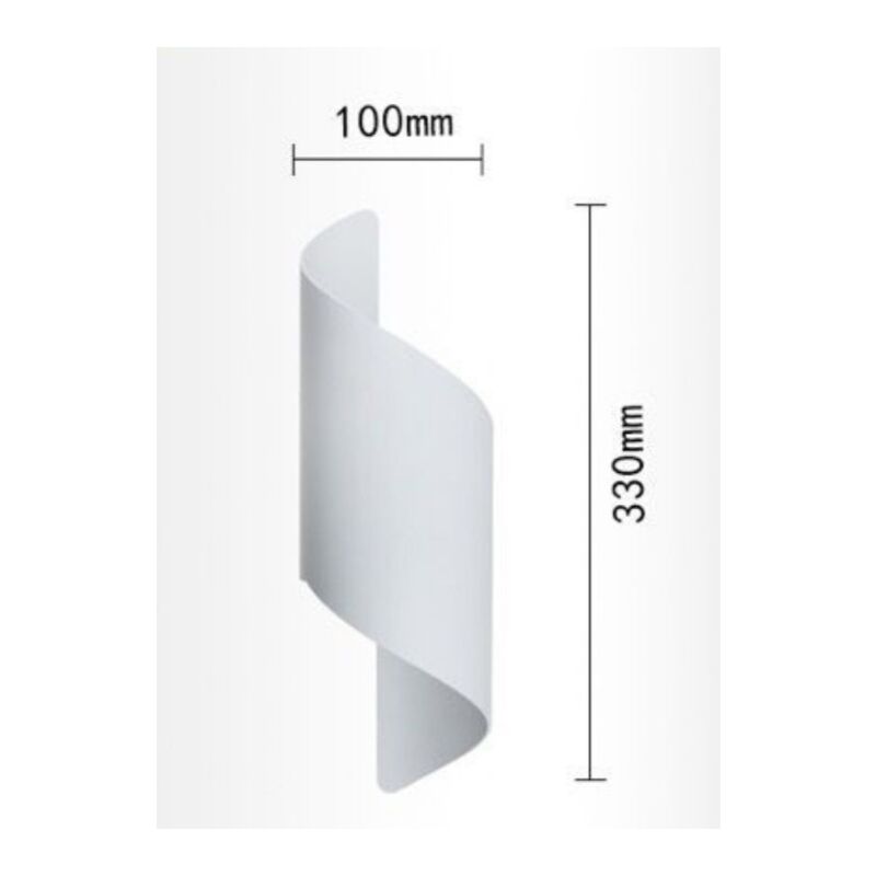 foto del prodotto applique da parete led g9 doppia luce lampada a muro nero bianco design moderno per camera soggiorno bagno bianco