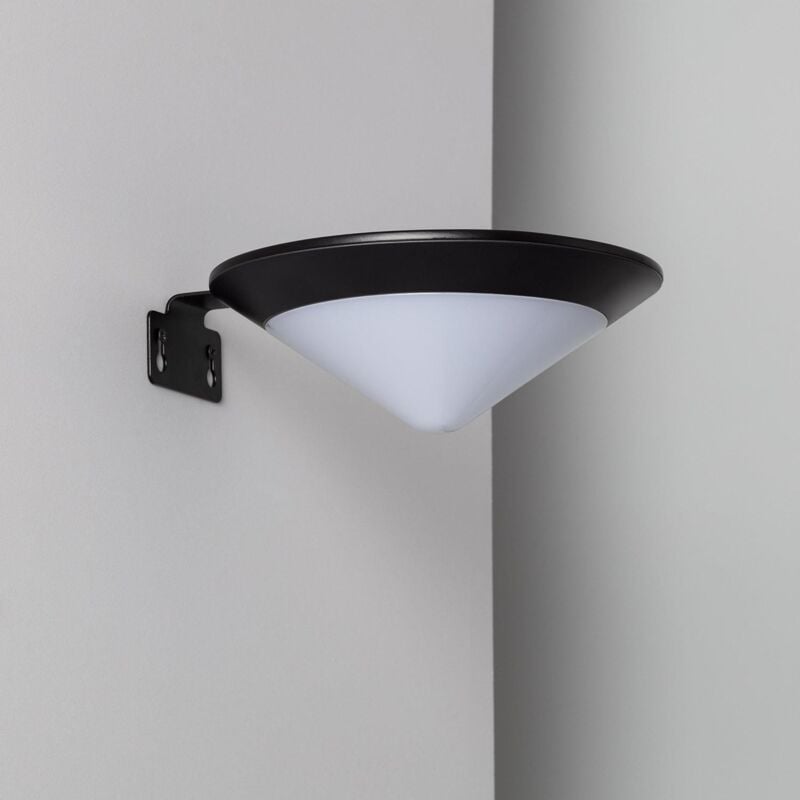foto del prodotto applique da parete led solare alluminio per esterni con sensore di movimento radar tucson 4000k bianco naturale