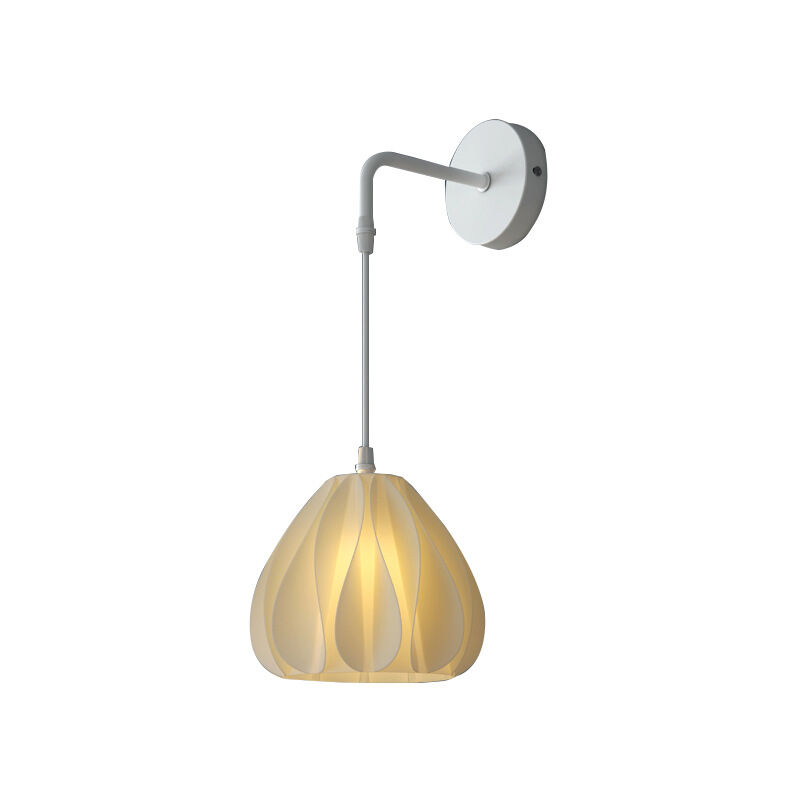 foto del prodotto applique da parete moderna stampata in 3d, 12 w, dimmerabile, decorazione da parete per interni, lampada da comodino con cavo di sospensione