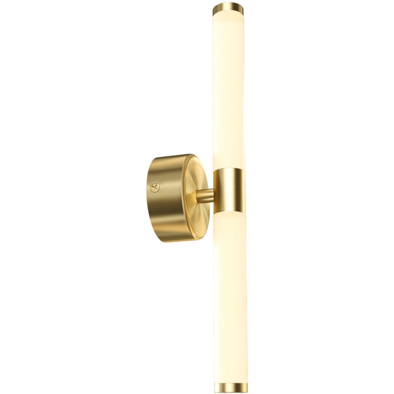foto del prodotto applique da parete moderno axis alluminio oro acrilico 1 luce led 10w