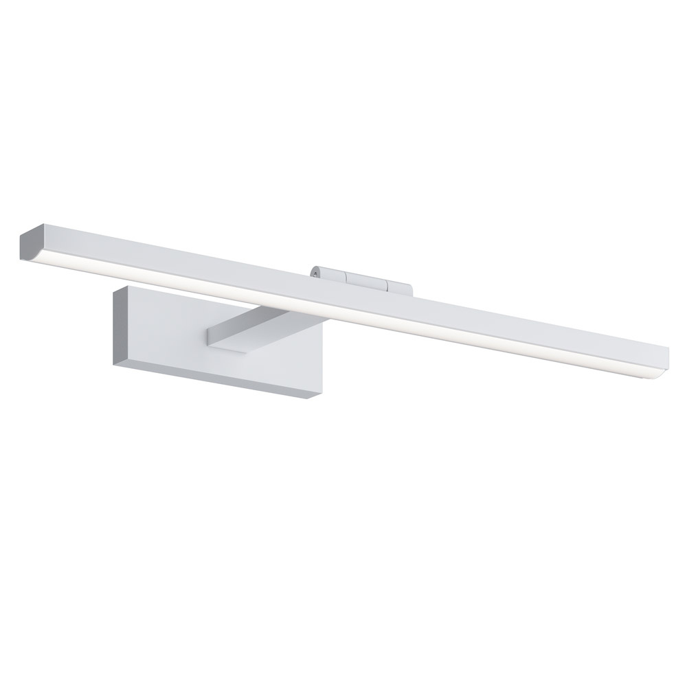 foto del prodotto applique da parete moderno bris metallo bianco acrilico 1 luce 12w