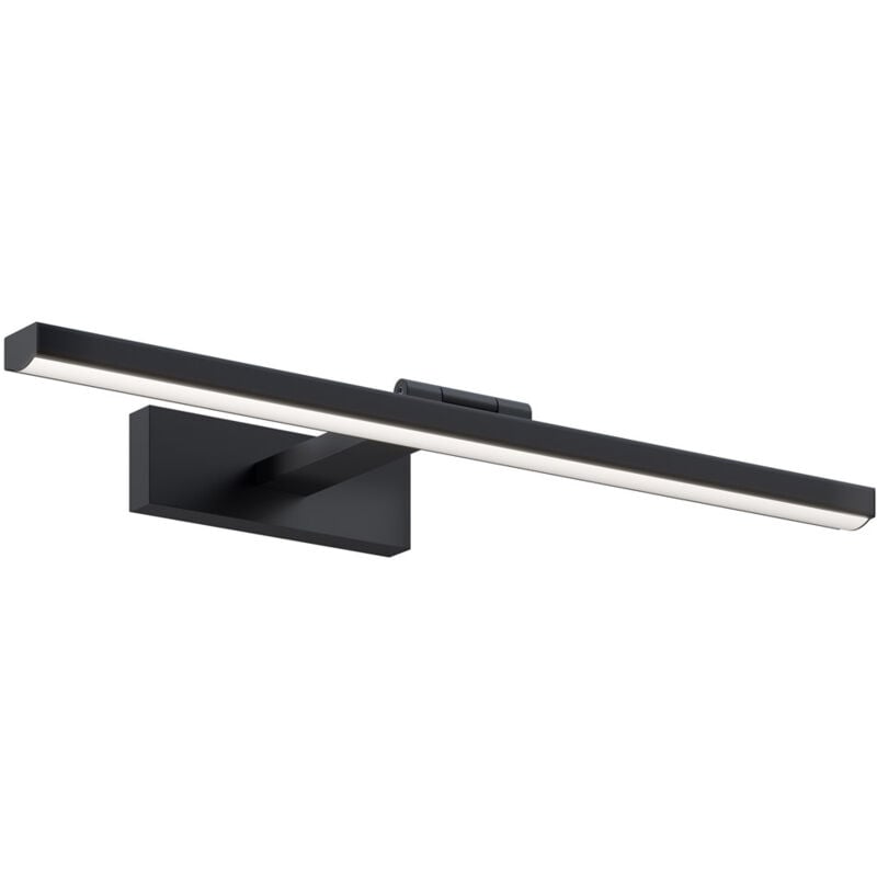 foto del prodotto applique da parete moderno bris metallo nero acrilico 1 luce led 12w