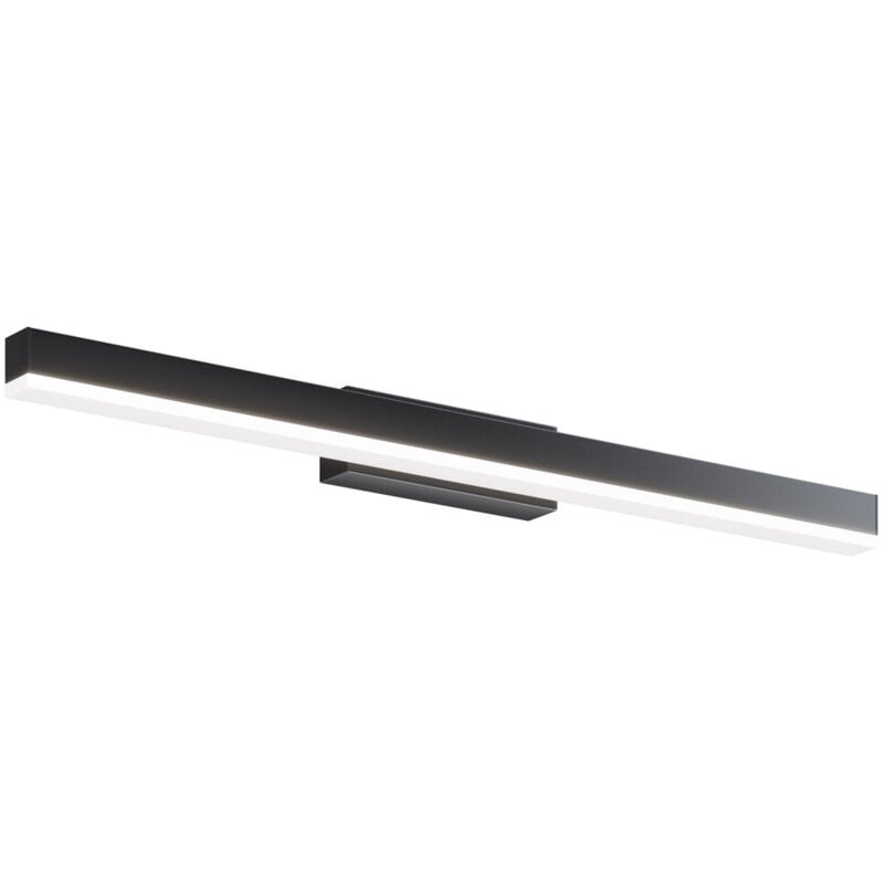 foto del prodotto applique da parete moderno fichte metallo nero acrilico 1 luce led 14w