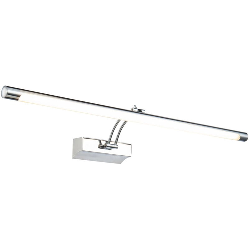 foto del prodotto applique da parete moderno fino metallo cromo 1 luce led 16w
