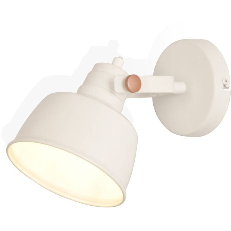 foto del prodotto applique da parete orientabile per interni ""kukka"" lampadina e14