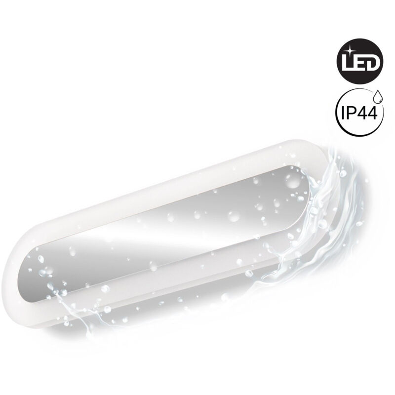 foto del prodotto applique da parete per bagno 8w 36 cm 4000k bianco neutro