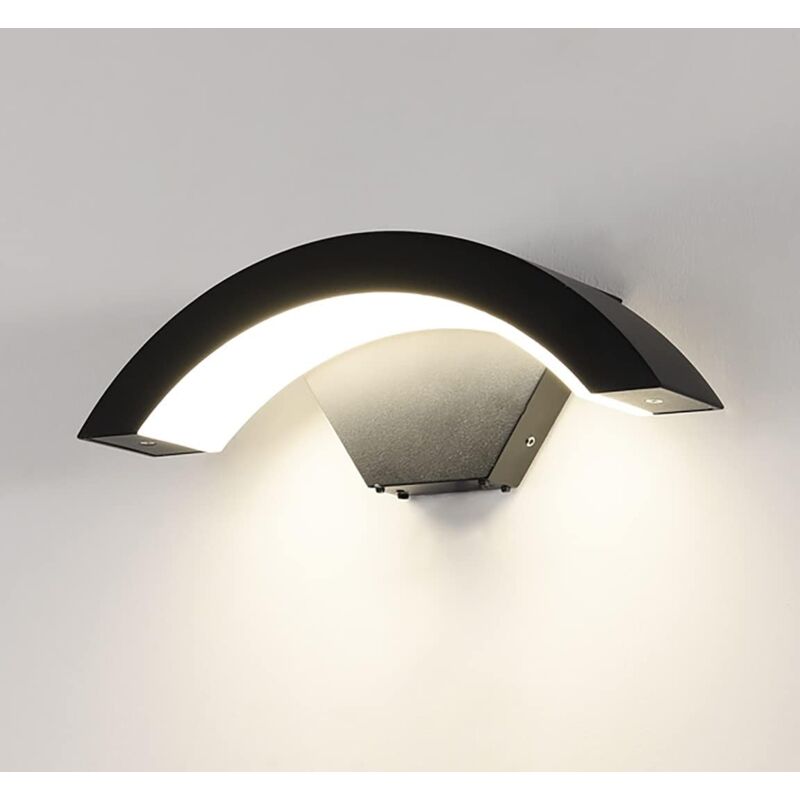foto del prodotto applique da parete per esterni a led da 18 w, corpo in alluminio, impermeabile ip65, adatta per uso interno ed esterno 18 w 