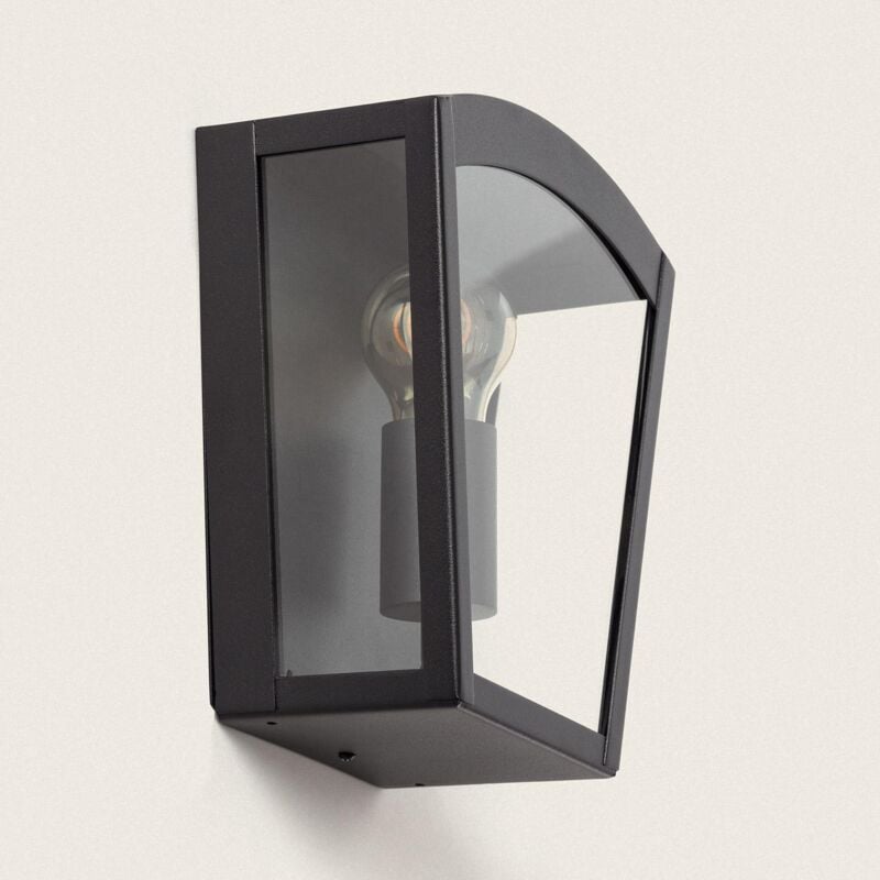 foto del prodotto applique da parete per esterni acciaio inox zinnia nero
