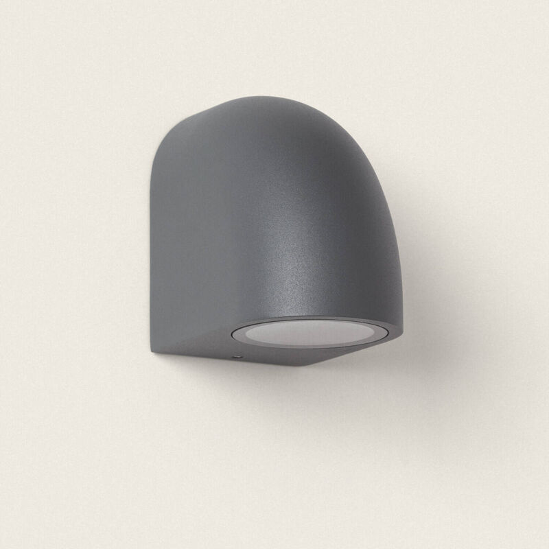 foto del prodotto applique da parete per esterni alluminio areca grigio scuro