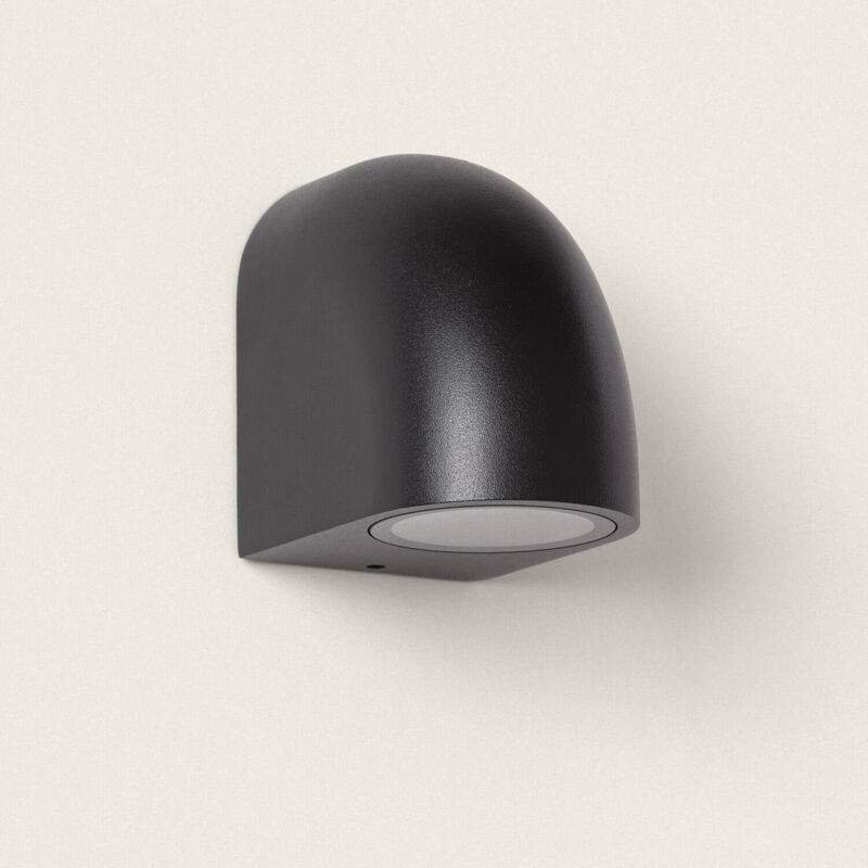 foto del prodotto applique da parete per esterni alluminio areca nero