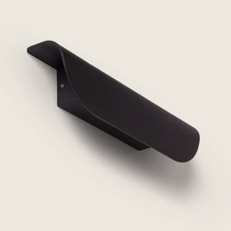 foto del prodotto applique da parete per esterni led 12w alluminio agerato nero