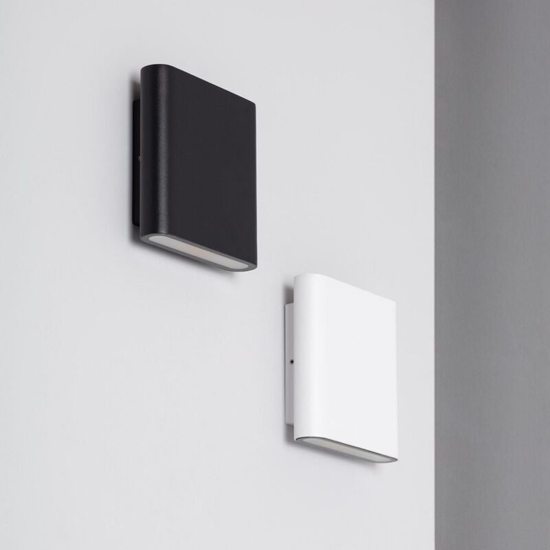 foto del prodotto applique da parete per esterni led 12w alluminio illuminazione doppia luce vesta bianco 3000k bianco caldo