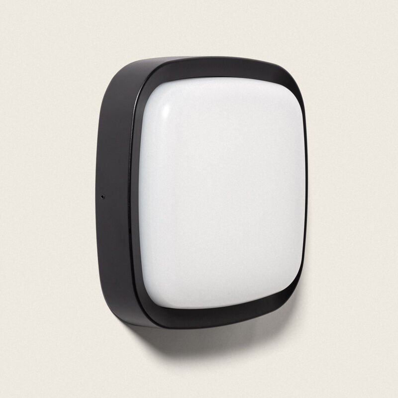 foto del prodotto applique da parete per esterni led 12w quadrata nero beilen nero
